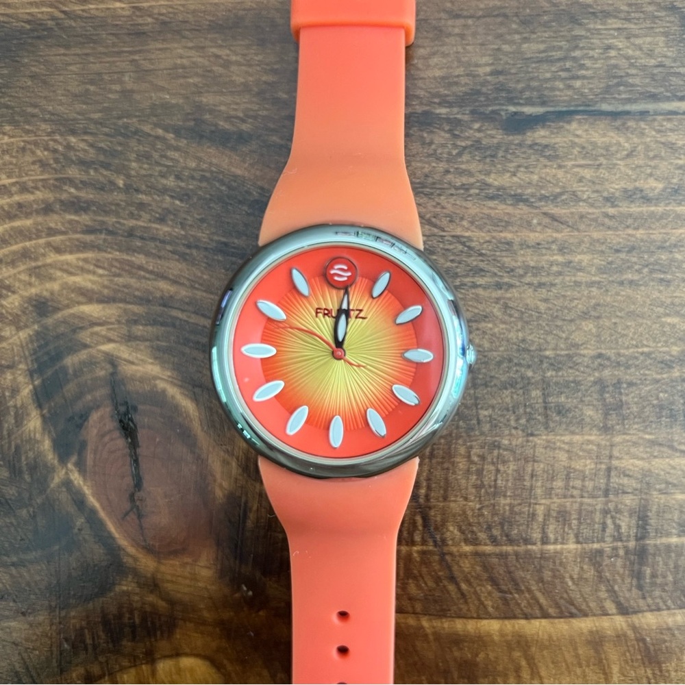 Fruitz by Philip Stein - Watch Orange Dial White Markers